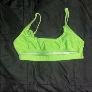 Fashion Nova Green Bikini Top